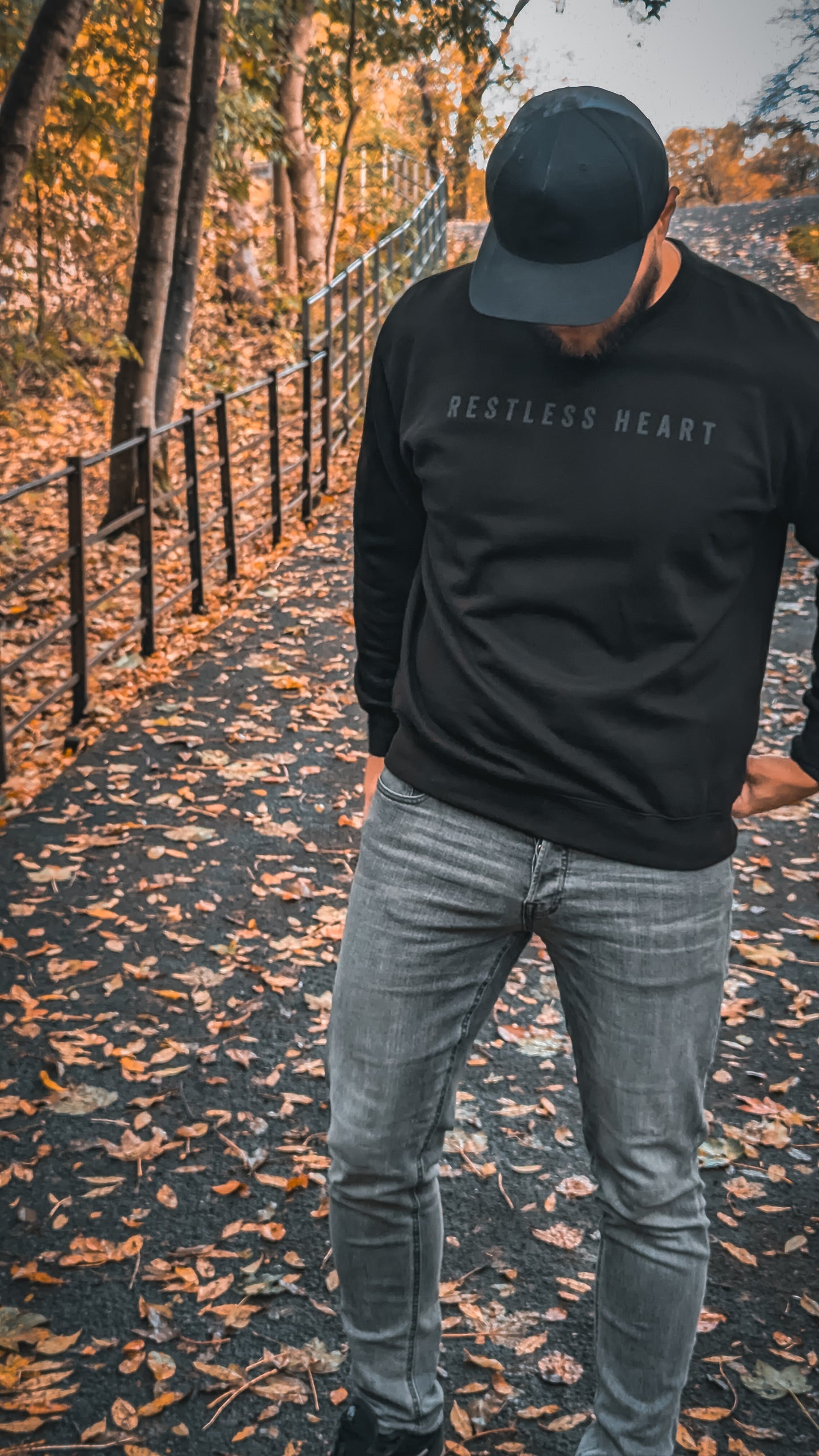The Words Sweater in Blackout