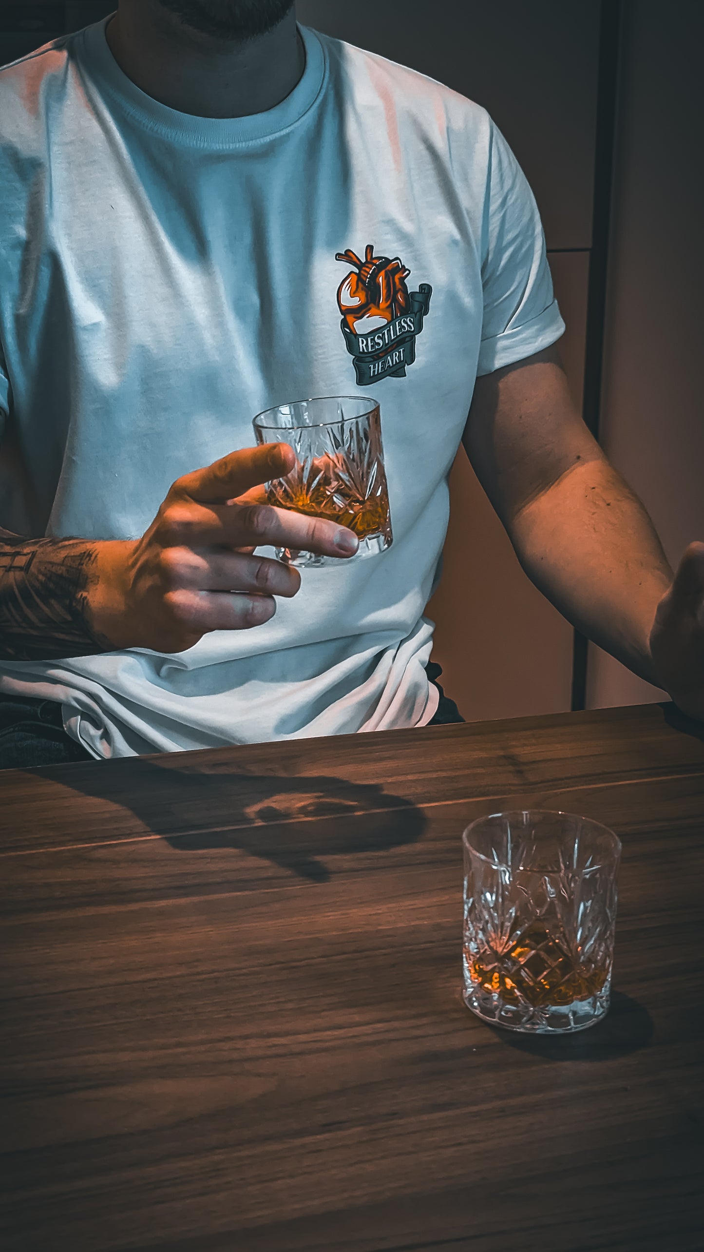 The Original Tee in White (Colour Logo)