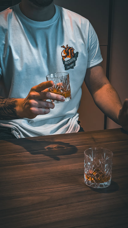 The Original Tee in White (Colour Logo)